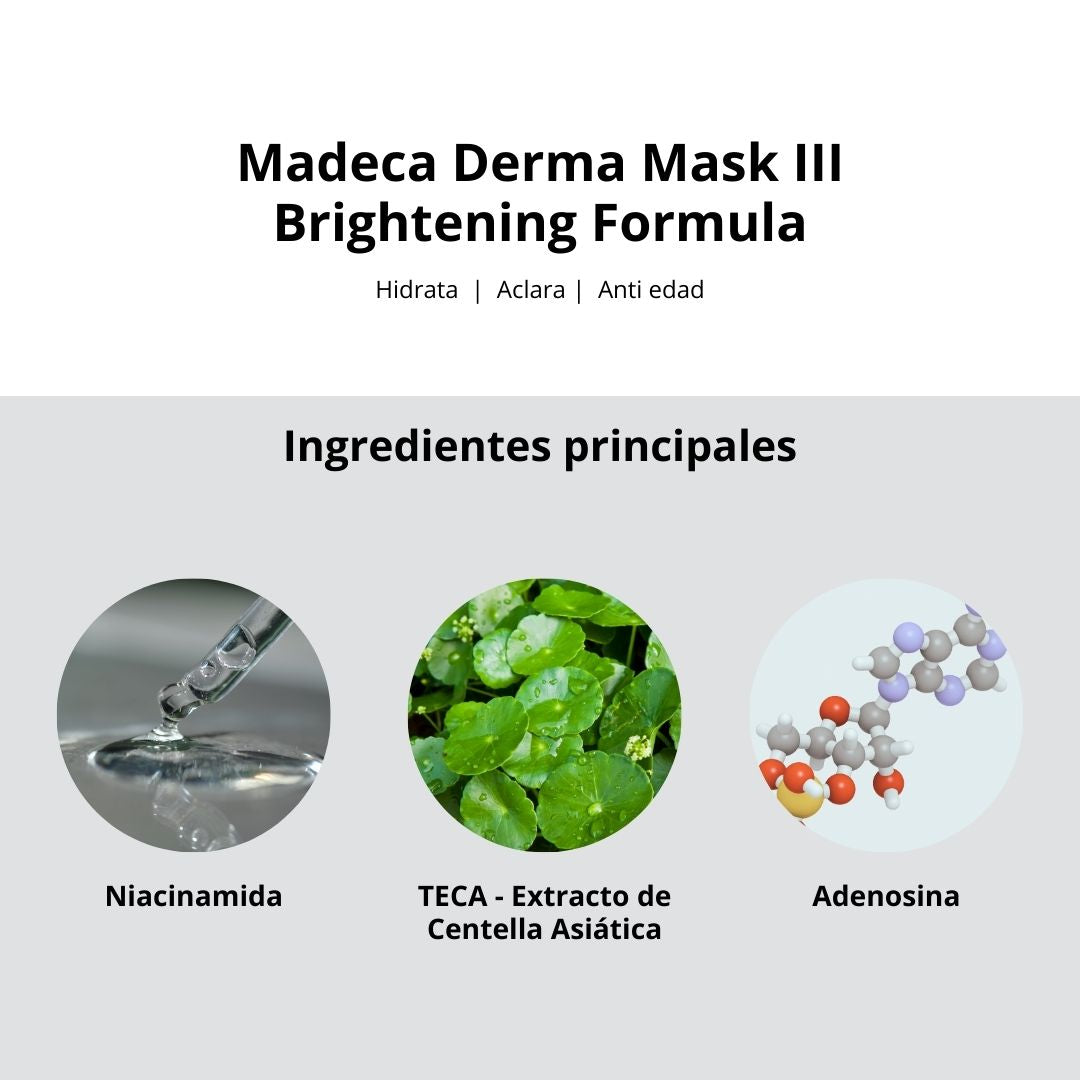 Centellian24 Mascarilla «Madeca Derma Mask III Brightening Formula»