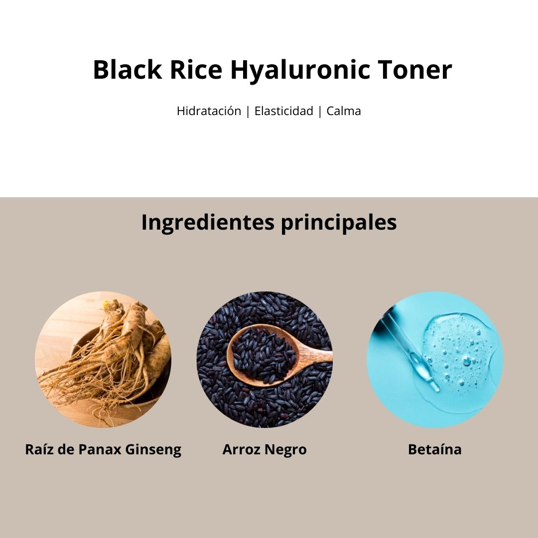 Tónico “Black Rice Hyaluronic Toner”