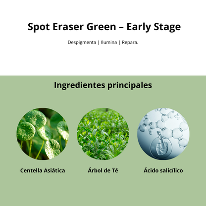 Nolahour Parche «Spot Eraser Green – Early Stage»
