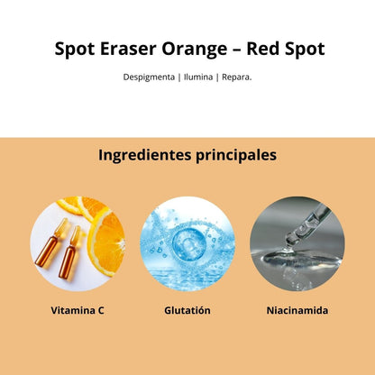 Nolahour Parche «Spot Eraser Orange – Red Spot»