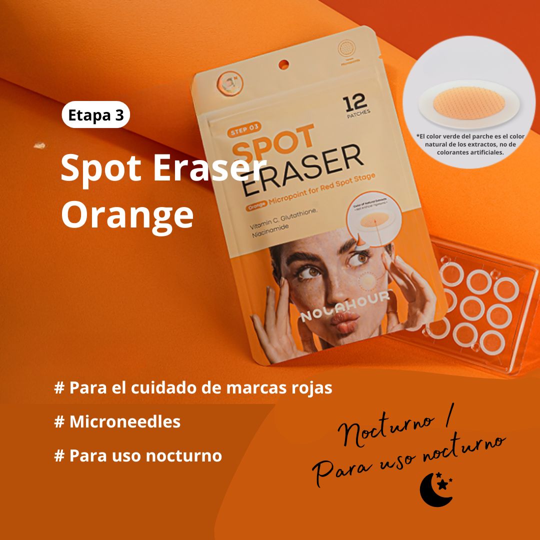 Nolahour Parche «Spot Eraser Orange – Red Spot»