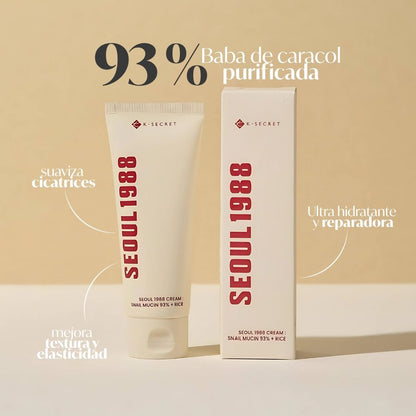 K-SECRET SEOUL 1988 Cream : Snail Mucin 93% + Rice