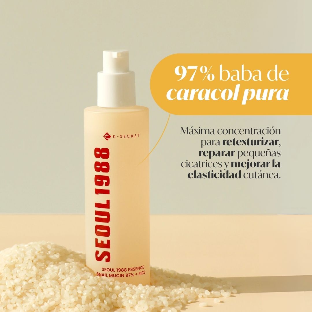 K-SECRET «SEOUL 1988 Essence : Snail Mucin 97% + Rice»