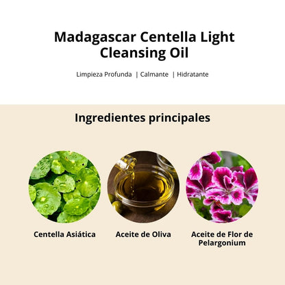 Limpiador “Madagascar Centella Light Cleansing Oil”