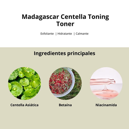 Tónico “Madagascar Centella Toning Toner”