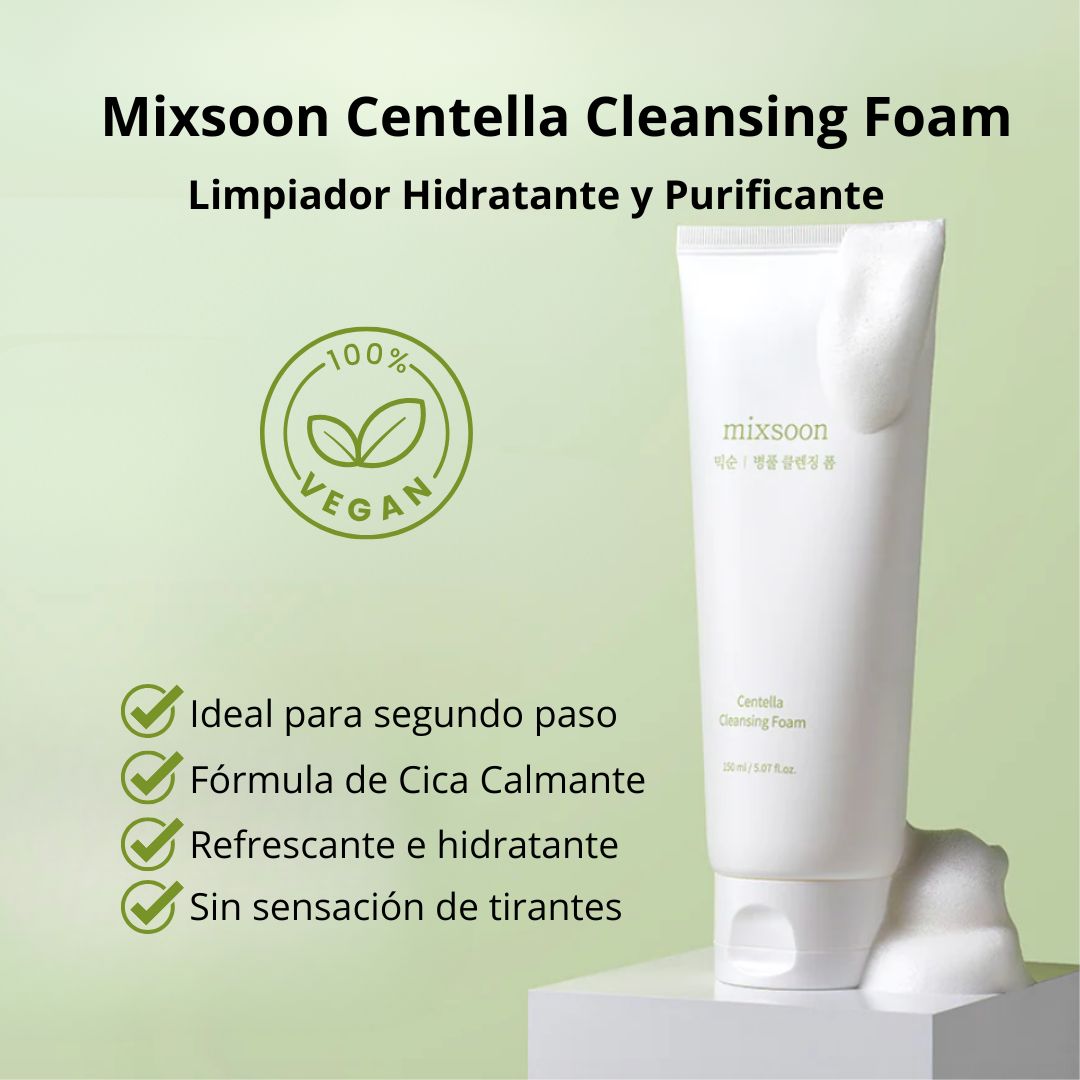 Mixsoon Limpiador “Centella Cleansing Foam” 150ml