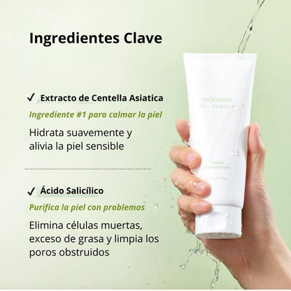 Mixsoon Limpiador “Centella Cleansing Foam” 150ml
