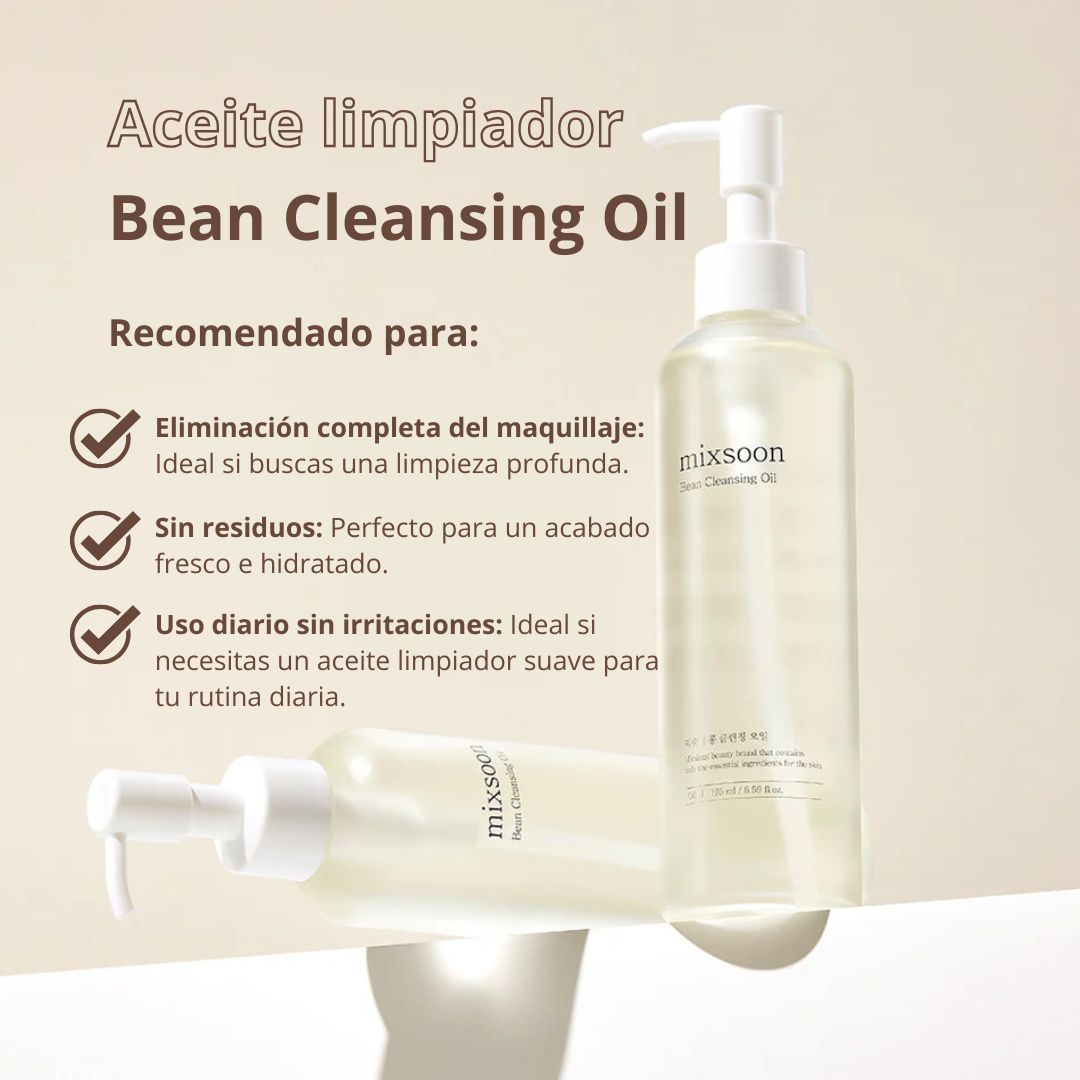 Mixsoon Limpiador “Bean Cleansing Oil” – 195ml