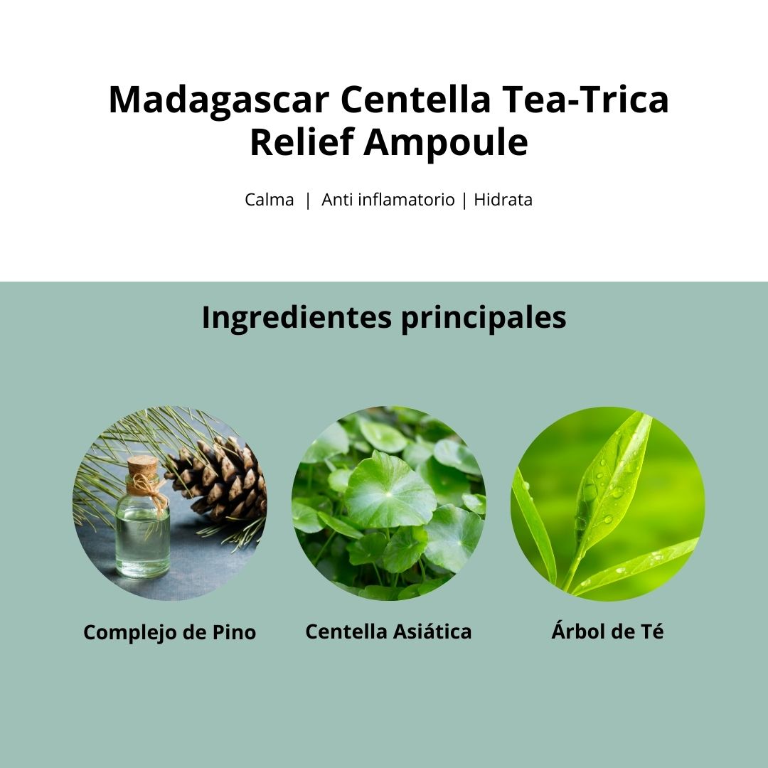 Skin1004 Ampolla “Madagascar Centella Tea-Trica Relief Ampoule”