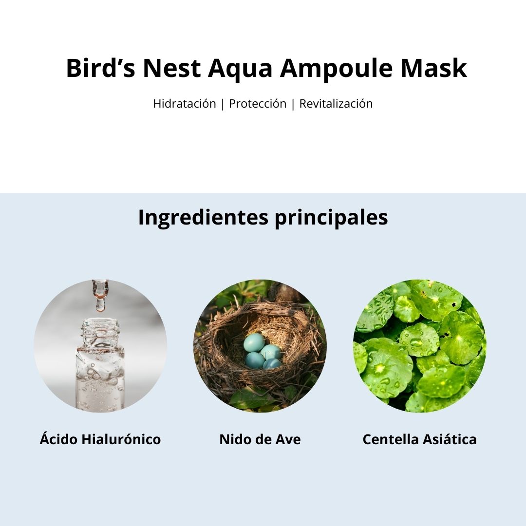 SNP Mascarilla «Bird’s Nest Aqua Ampoule Mask»
