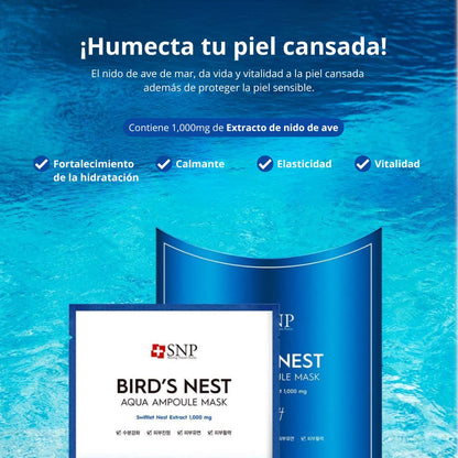 SNP Mascarilla «Bird’s Nest Aqua Ampoule Mask»